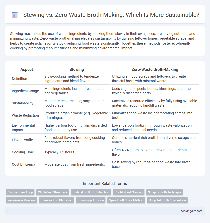 Stewing vs. Zero-Waste Broth-Making: Which Is More Sustainable?