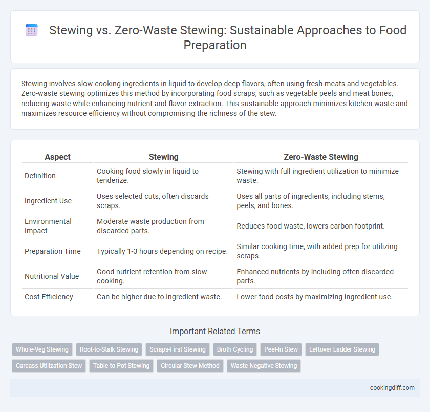 Stewing vs. Zero-Waste Stewing: Sustainable Approaches to Food Preparation