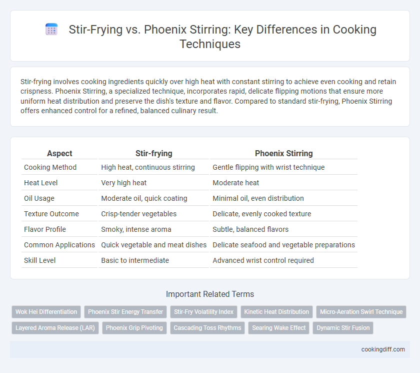 Stir-Frying vs. Phoenix Stirring: Key Differences in Cooking Techniques