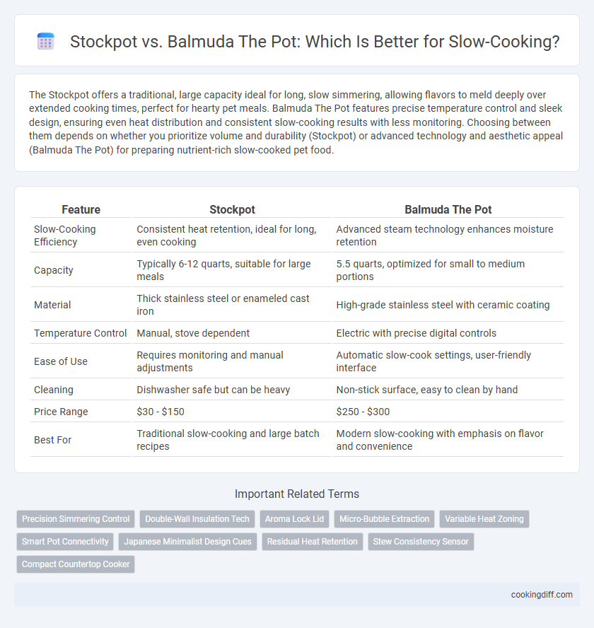Stockpot vs. Balmuda The Pot: Which Is Better for Slow-Cooking?