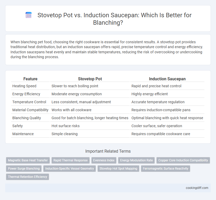 Stovetop Pot vs. Induction Saucepan: Which Is Better for Blanching?