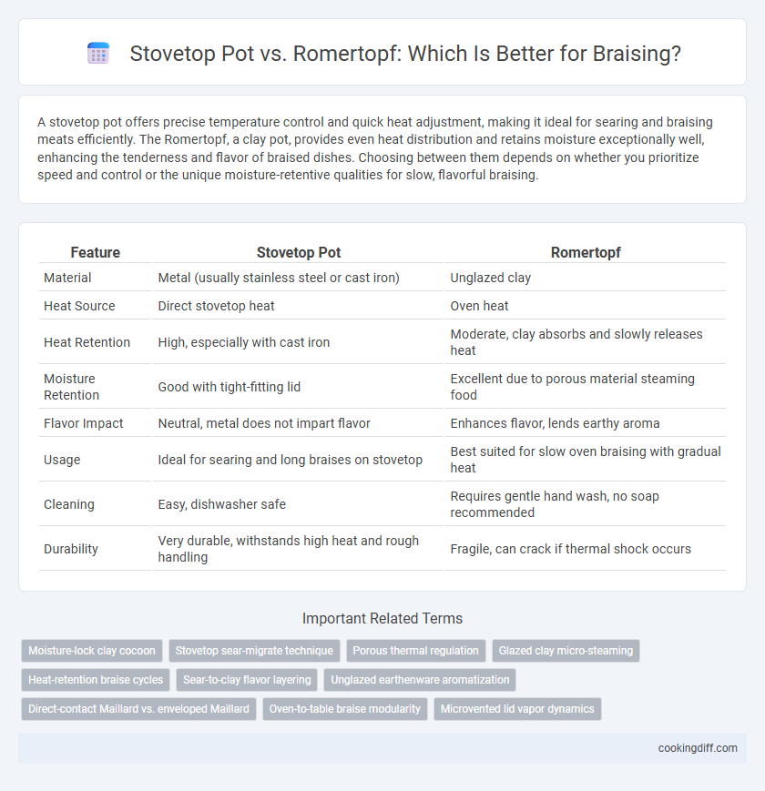Stovetop Pot vs. Romertopf: Which Is Better for Braising?