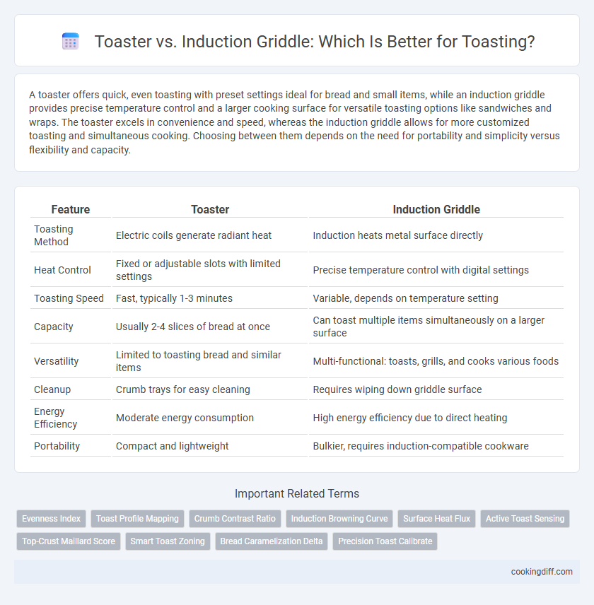 Toaster vs. Induction Griddle: Which Is Better for Toasting?