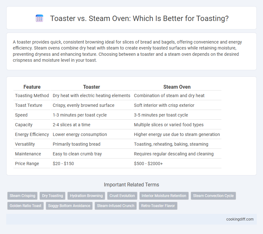 Toaster vs. Steam Oven: Which Is Better for Toasting?