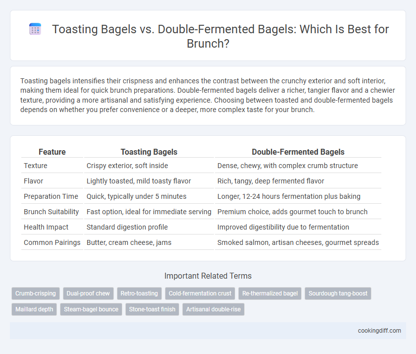 Toasting Bagels vs. Double-Fermented Bagels: Which Is Best for Brunch?