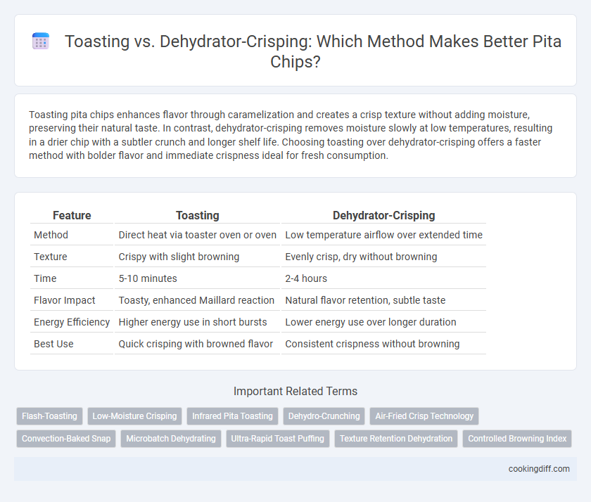Toasting vs. Dehydrator-Crisping: Which Method Makes Better Pita Chips?