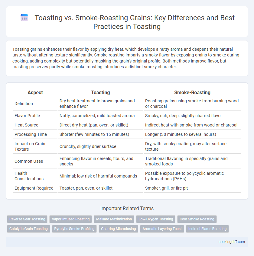 Toasting vs. Smoke-Roasting Grains: Key Differences and Best Practices in Toasting