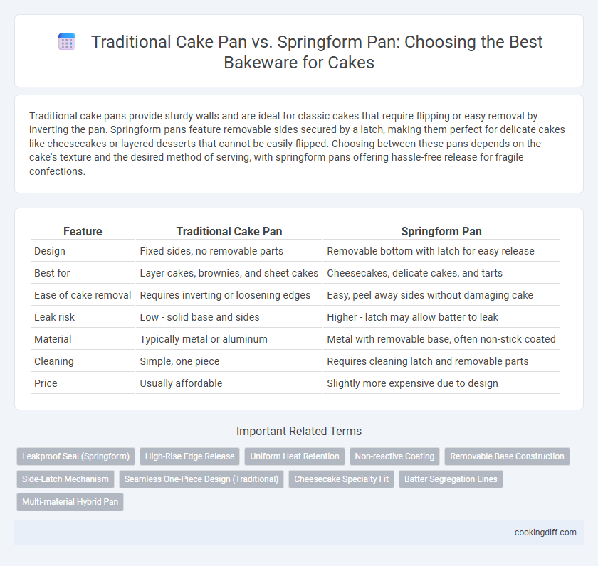 Traditional Cake Pan vs. Springform Pan: Choosing the Best Bakeware for Cakes