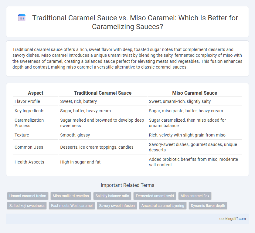 Traditional Caramel Sauce vs. Miso Caramel: Which Is Better for Caramelizing Sauces?