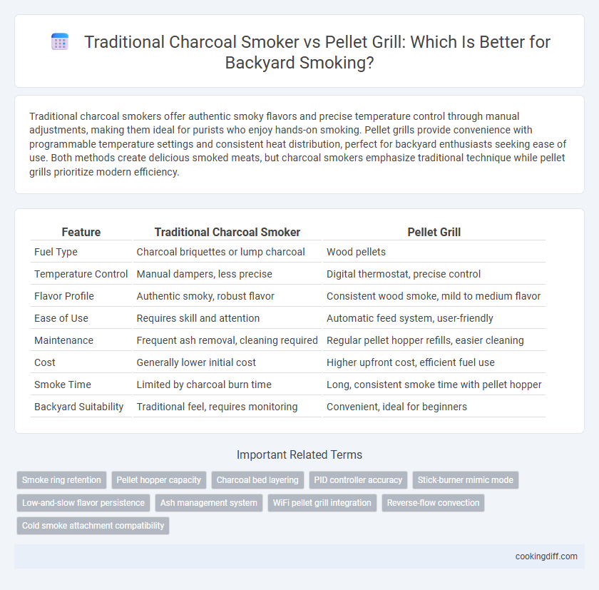 Traditional Charcoal Smoker vs Pellet Grill: Which Is Better for Backyard Smoking?