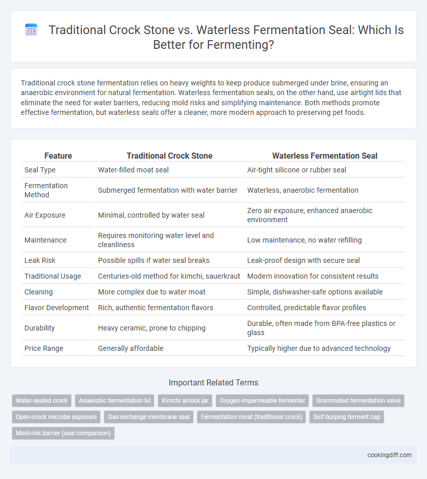 Traditional Crock Stone vs. Waterless Fermentation Seal: Which Is Better for Fermenting?