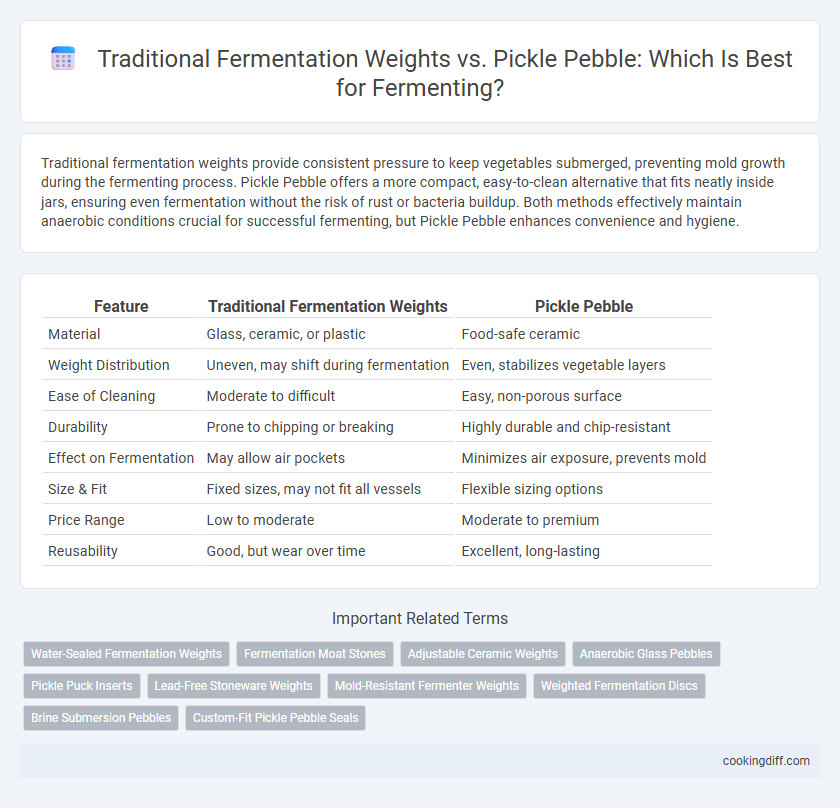 Traditional Fermentation Weights vs. Pickle Pebble: Which Is Best for Fermenting?