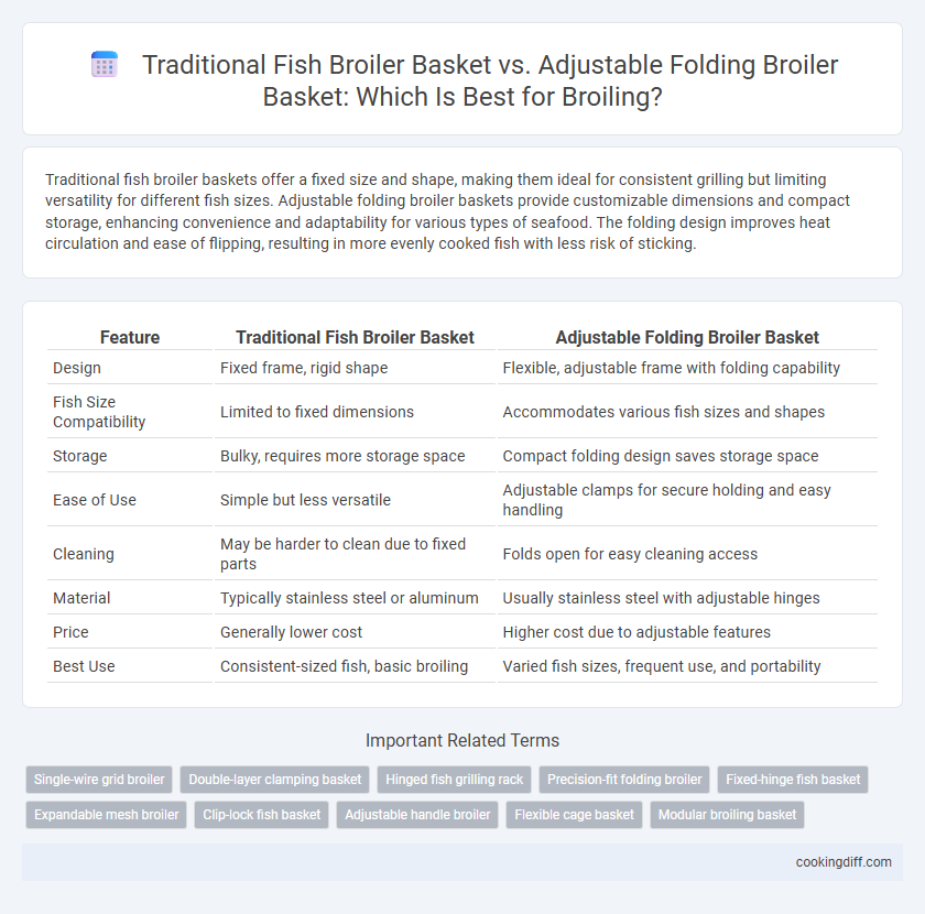 Traditional Fish Broiler Basket vs. Adjustable Folding Broiler Basket: Which Is Best for Broiling?