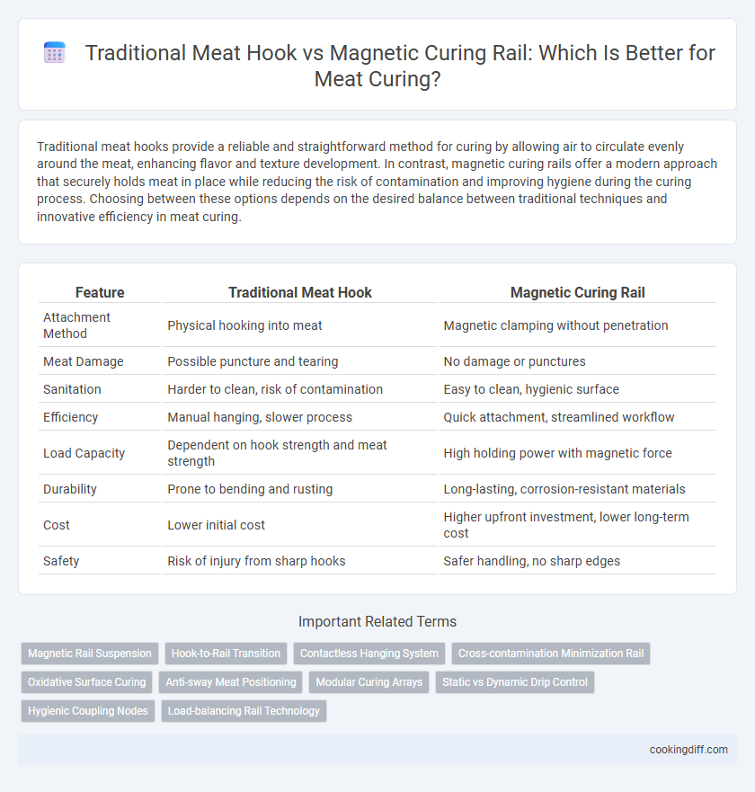 Traditional Meat Hook vs Magnetic Curing Rail: Which Is Better for Meat Curing?