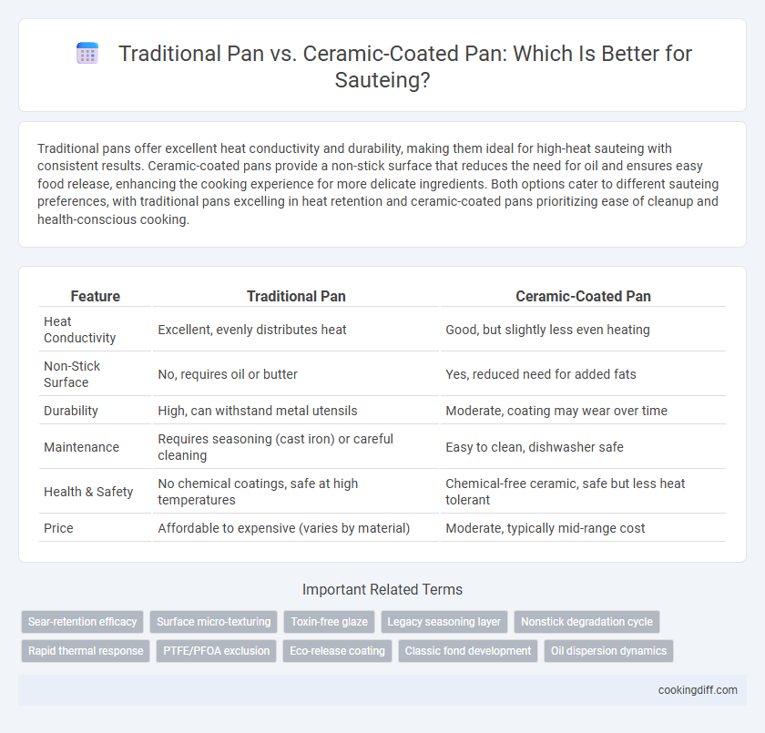 Traditional Pan vs. Ceramic-Coated Pan: Which Is Better for Sauteing?
