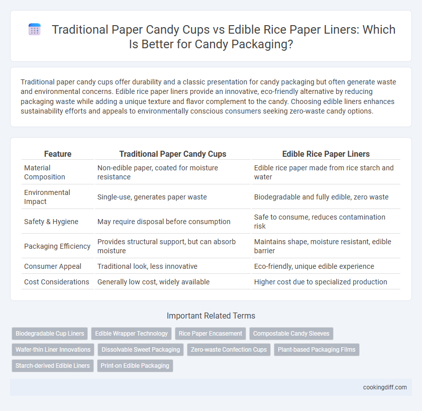 Traditional Paper Candy Cups vs Edible Rice Paper Liners: Which Is Better for Candy Packaging?