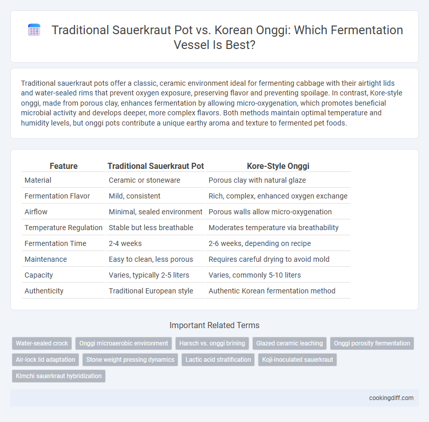 Traditional Sauerkraut Pot vs. Korean Onggi: Which Fermentation Vessel Is Best?
