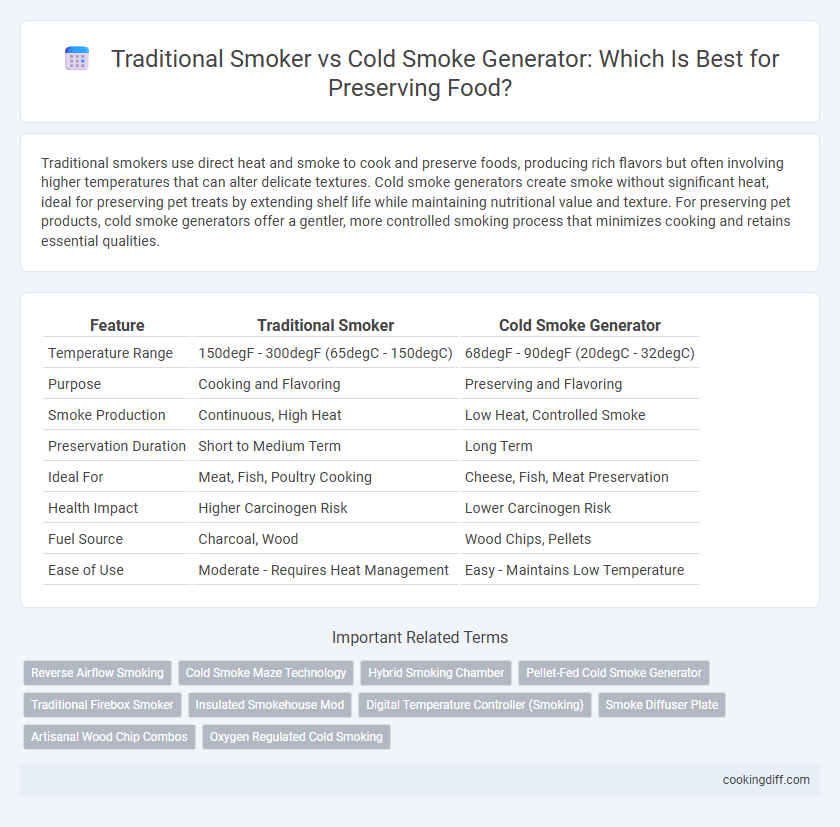 Traditional Smoker vs Cold Smoke Generator: Which Is Best for Preserving Food?