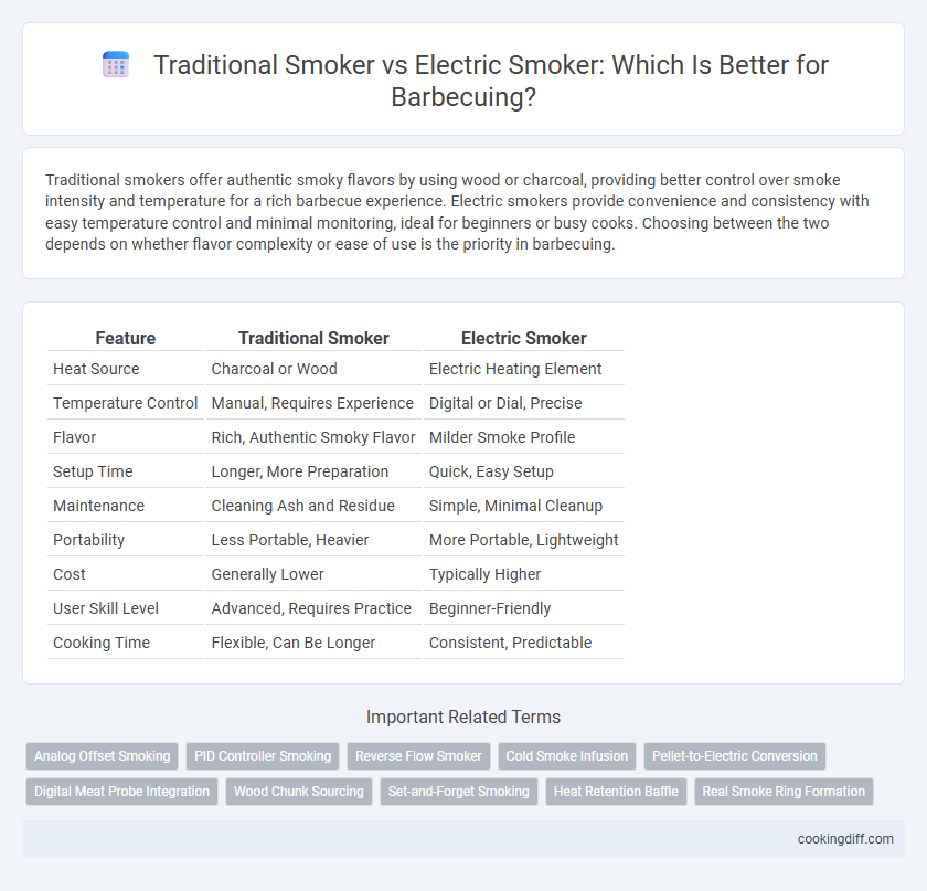Traditional Smoker vs Electric Smoker: Which Is Better for Barbecuing?