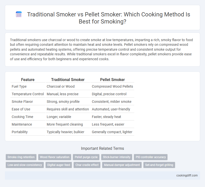 Traditional Smoker vs Pellet Smoker: Which Cooking Method Is Best for Smoking?