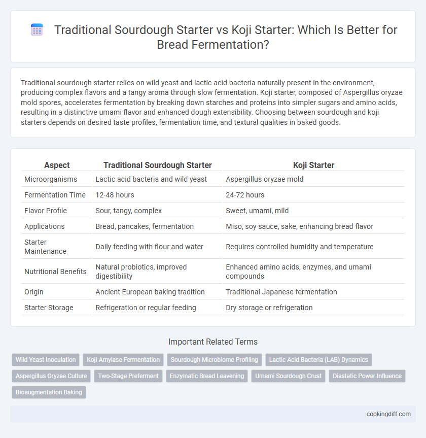 Traditional Sourdough Starter vs Koji Starter: Which Is Better for Bread Fermentation?