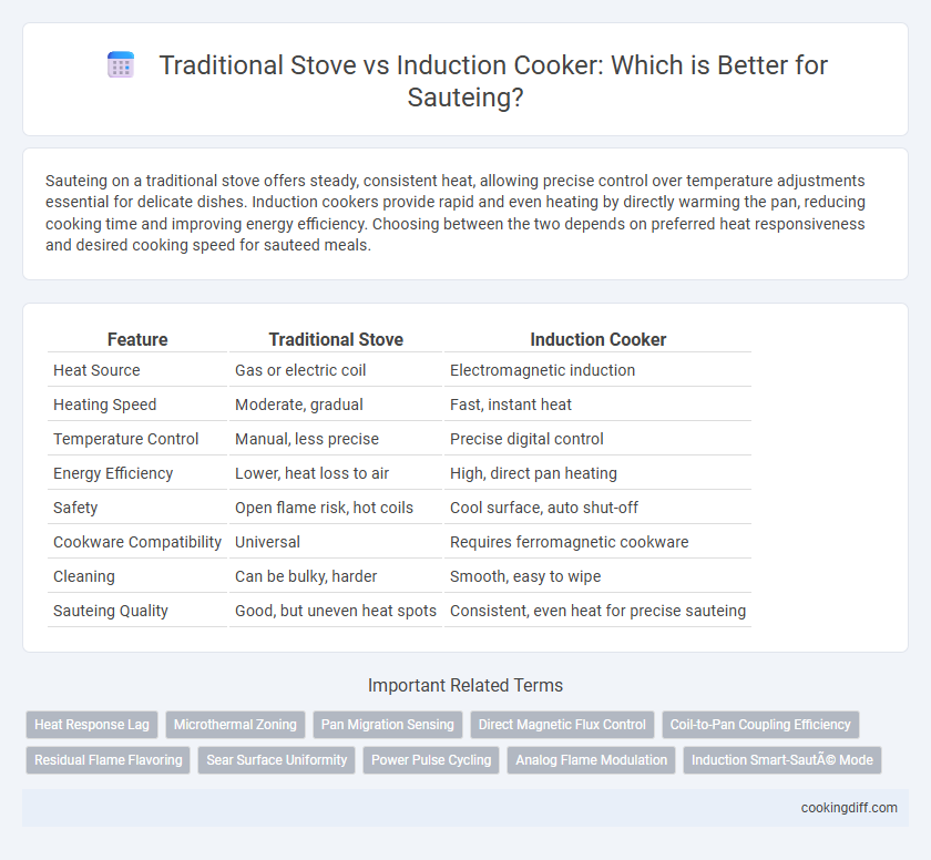 Traditional Stove vs Induction Cooker: Which is Better for Sauteing?