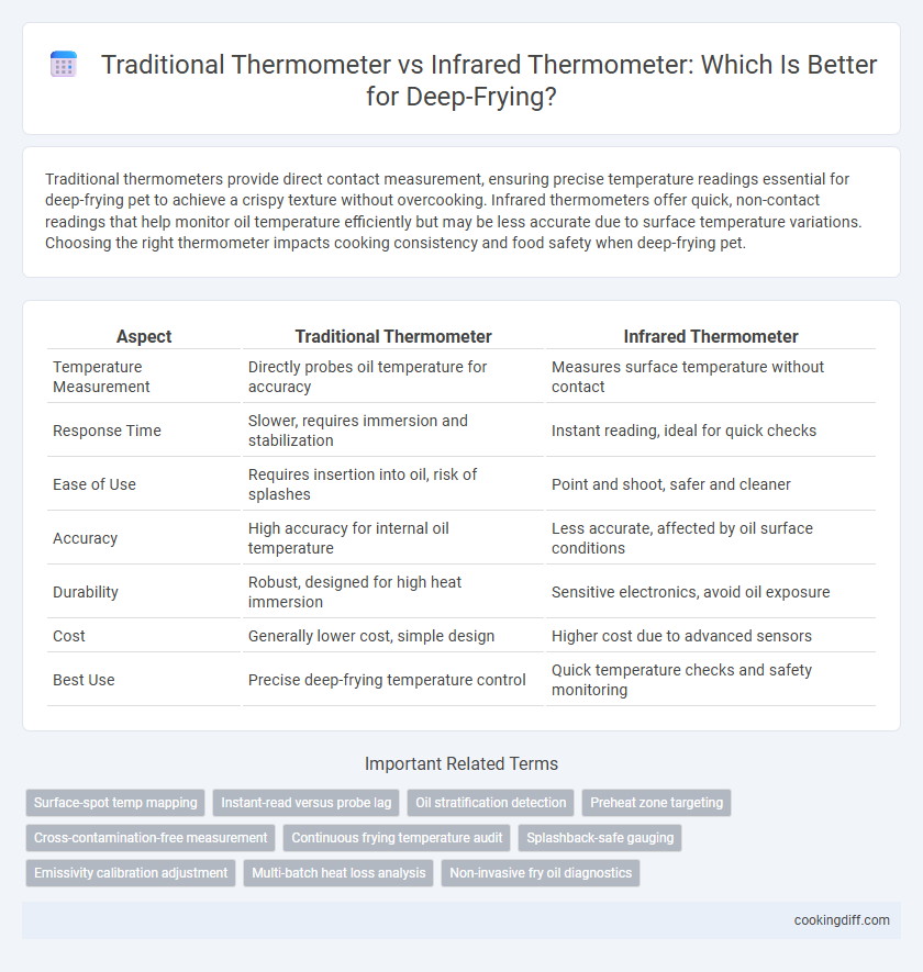Traditional Thermometer vs Infrared Thermometer: Which Is Better for Deep-Frying?