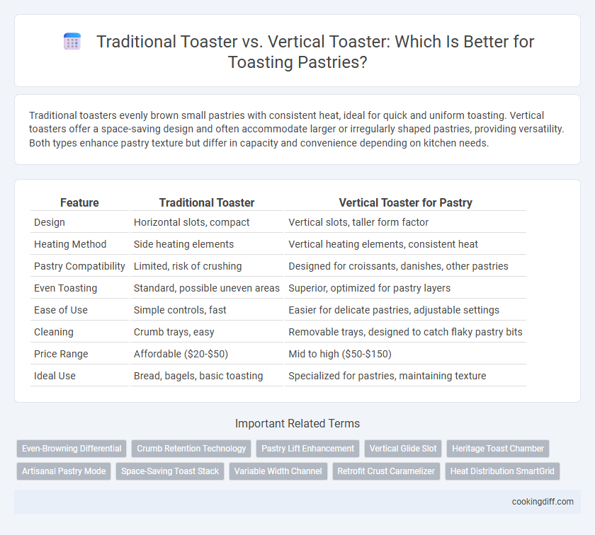 Traditional Toaster vs. Vertical Toaster: Which Is Better for Toasting Pastries?