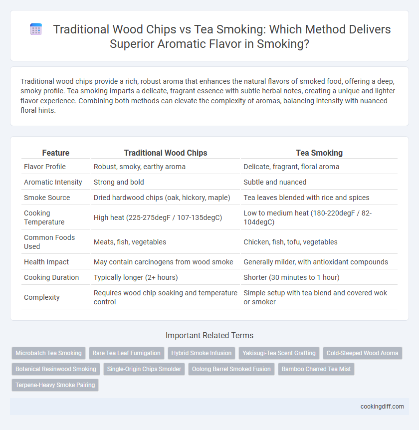 Traditional Wood Chips vs Tea Smoking: Which Method Delivers Superior Aromatic Flavor in Smoking?