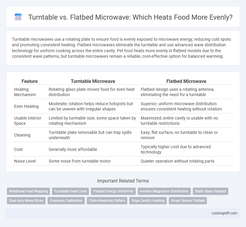 Turntable vs. Flatbed Microwave: Which Heats Food More Evenly?