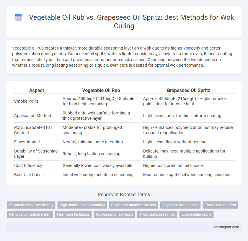Vegetable Oil Rub vs. Grapeseed Oil Spritz: Best Methods for Wok Curing