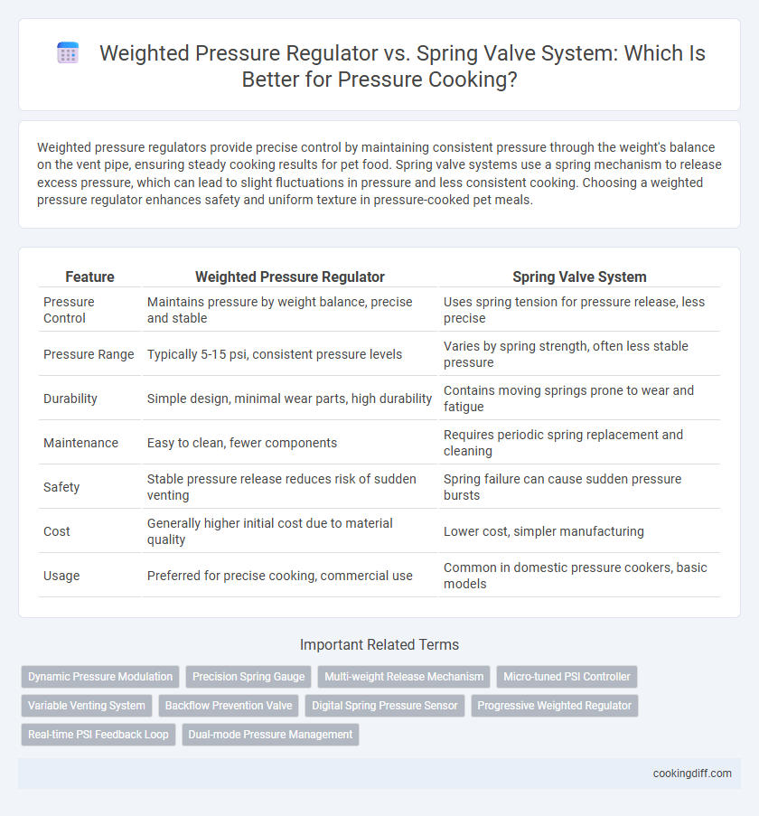 Weighted Pressure Regulator vs. Spring Valve System: Which Is Better for Pressure Cooking?