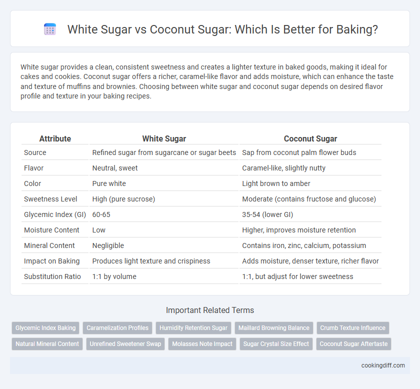 White Sugar vs Coconut Sugar: Which Is Better for Baking?