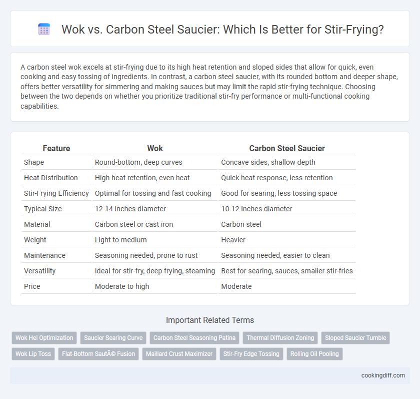 Wok vs. Carbon Steel Saucier: Which Is Better for Stir-Frying?