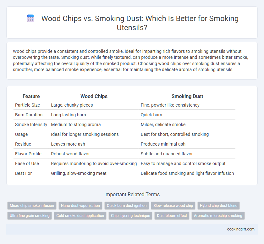 Wood Chips vs. Smoking Dust: Which Is Better for Smoking Utensils?
