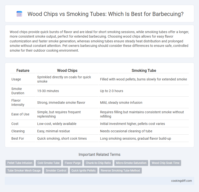 Wood Chips vs Smoking Tubes: Which Is Best for Barbecuing?