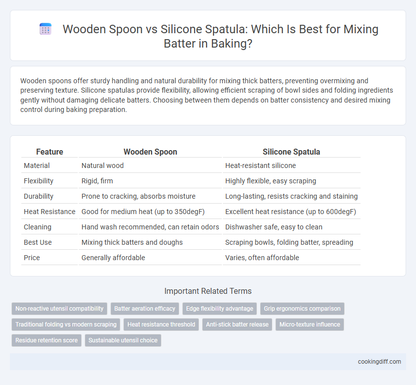 Wooden Spoon vs Silicone Spatula: Which Is Best for Mixing Batter in Baking?