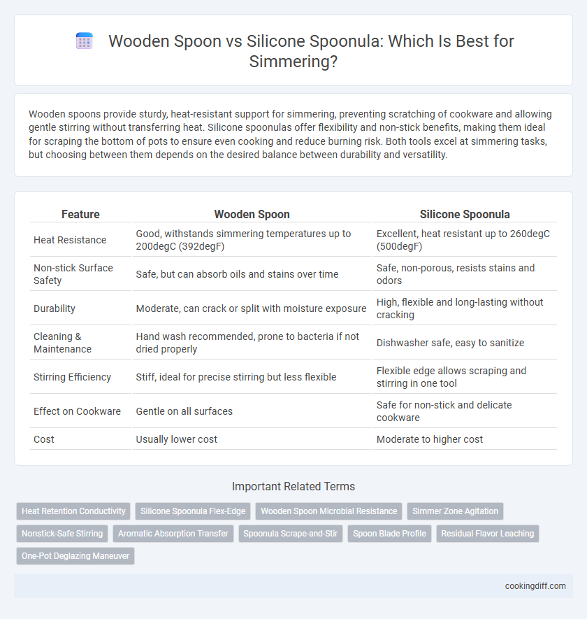 Wooden Spoon vs Silicone Spoonula: Which Is Best for Simmering?