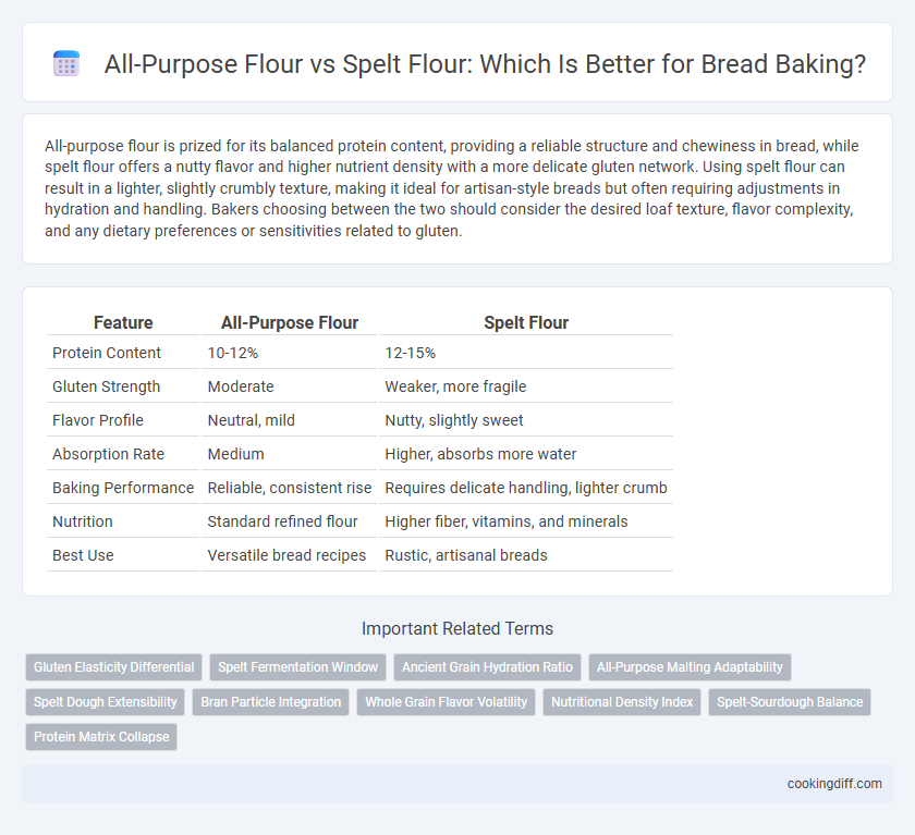 All-Purpose Flour vs Spelt Flour: Which Is Better for Bread Baking?