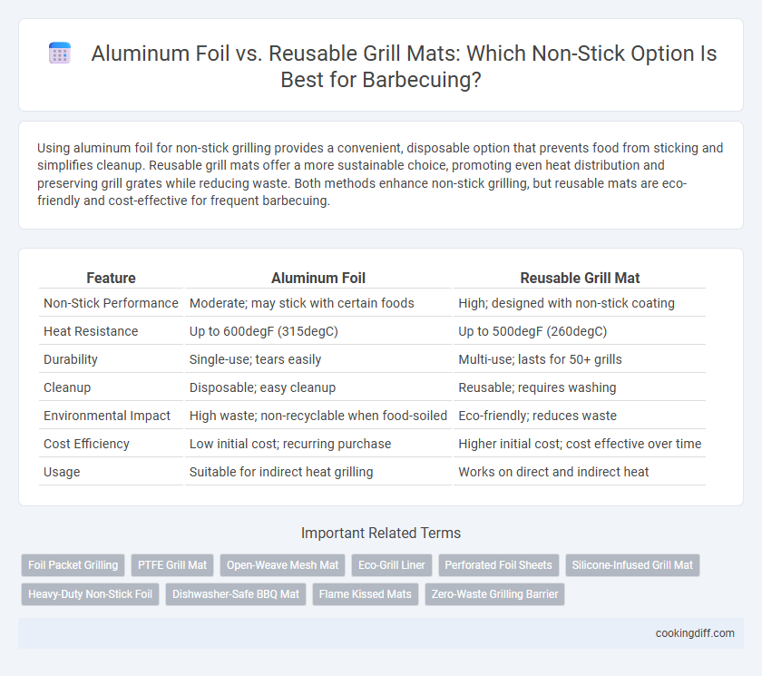 Aluminum Foil vs. Reusable Grill Mats: Which Non-Stick Option Is Best for Barbecuing?