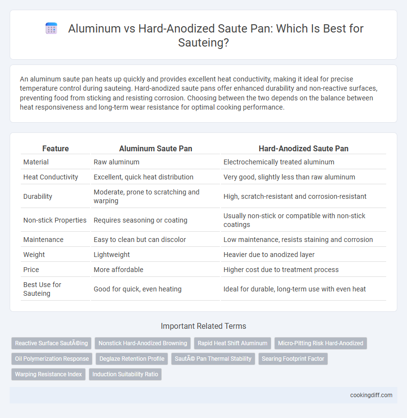 Aluminum vs Hard-Anodized Saute Pan: Which Is Best for Sauteing?