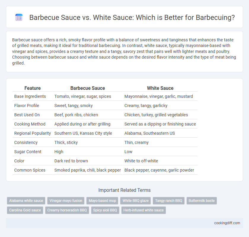Barbecue Sauce vs. White Sauce: Which is Better for Barbecuing?