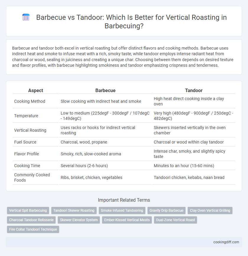 Barbecue vs Tandoor: Which Is Better for Vertical Roasting in Barbecuing?
