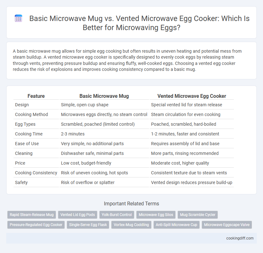 Basic Microwave Mug vs. Vented Microwave Egg Cooker: Which Is Better for Microwaving Eggs?