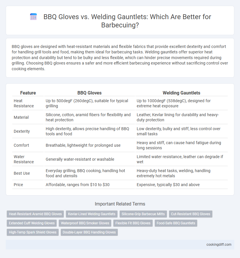 BBQ Gloves vs. Welding Gauntlets: Which Are Better for Barbecuing?