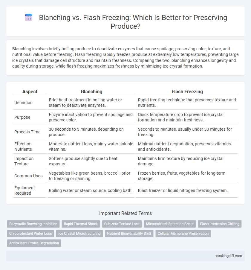 Blanching vs. Flash Freezing: Which Is Better for Preserving Produce?