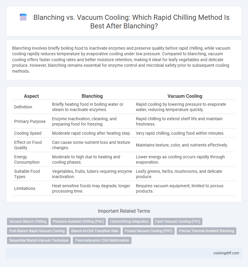 Blanching vs. Vacuum Cooling: Which Rapid Chilling Method Is Best After Blanching?