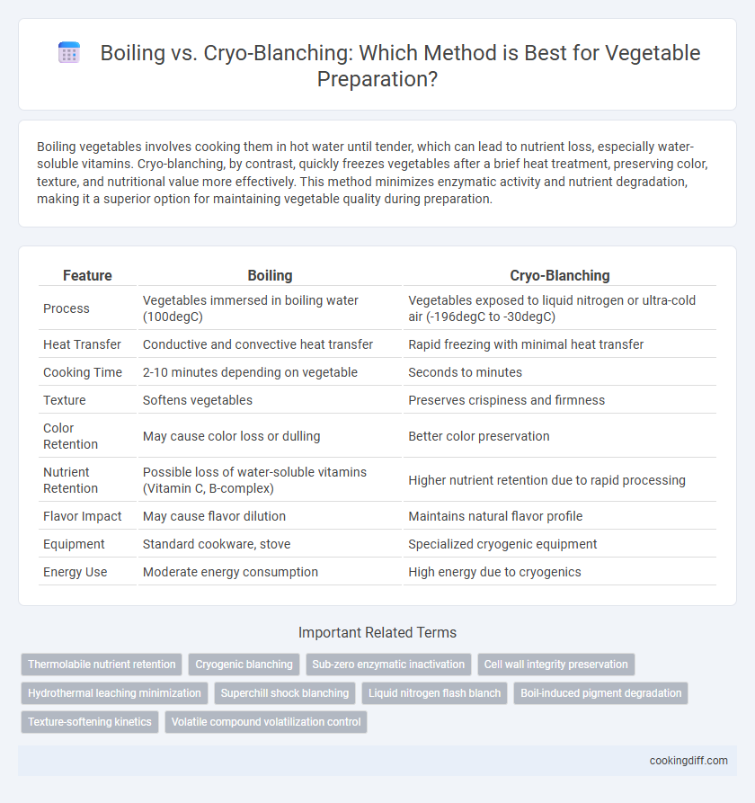 Boiling vs. Cryo-Blanching: Which Method is Best for Vegetable Preparation?