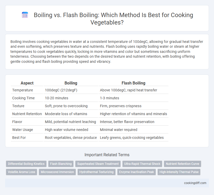 Boiling vs. Flash Boiling: Which Method Is Best for Cooking Vegetables?