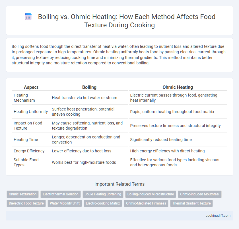 Boiling vs. Ohmic Heating: How Each Method Affects Food Texture During Cooking